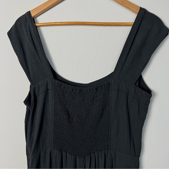 Madewell Cap-Sleeve Crop Wide-Leg‎ Jumpsuit Elegant Casual Feminine Size 12 - Picture 8 of 14